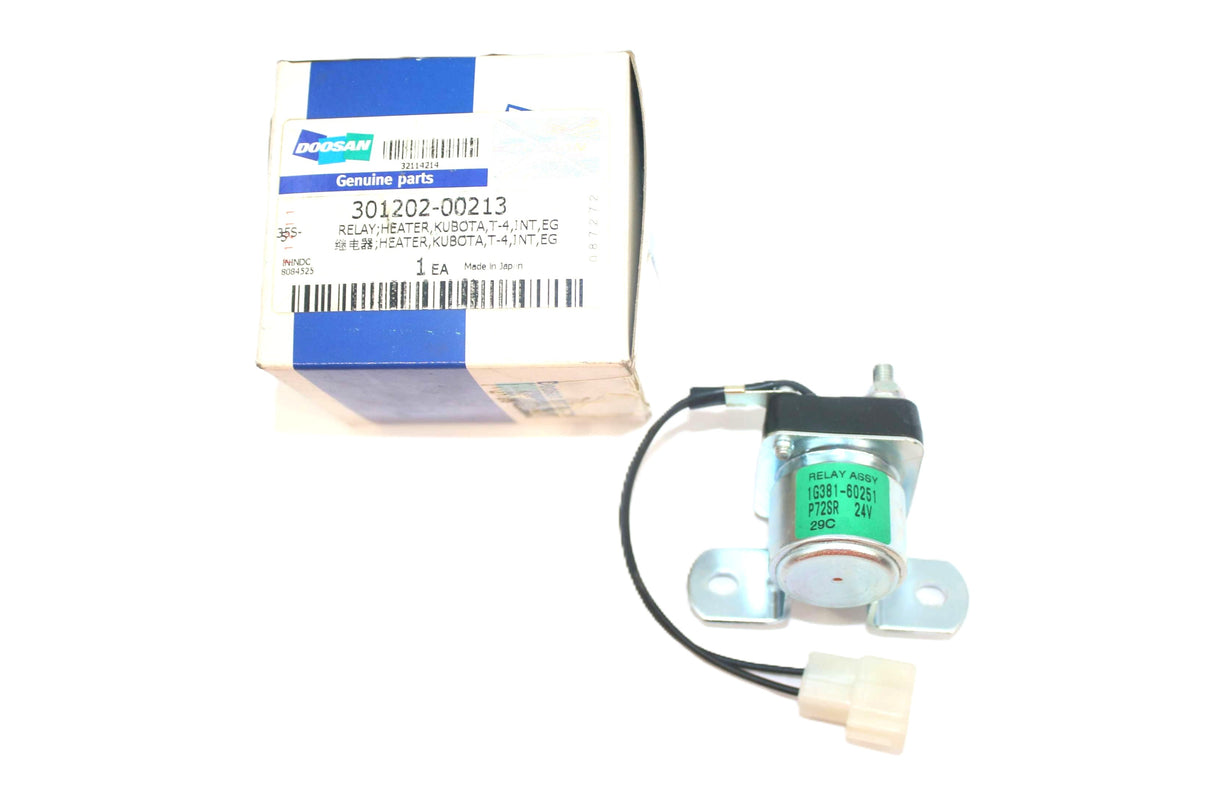 DOOSAN - 301202-00213 - RELAY HEATER KUBOTA T-4 INT EG
