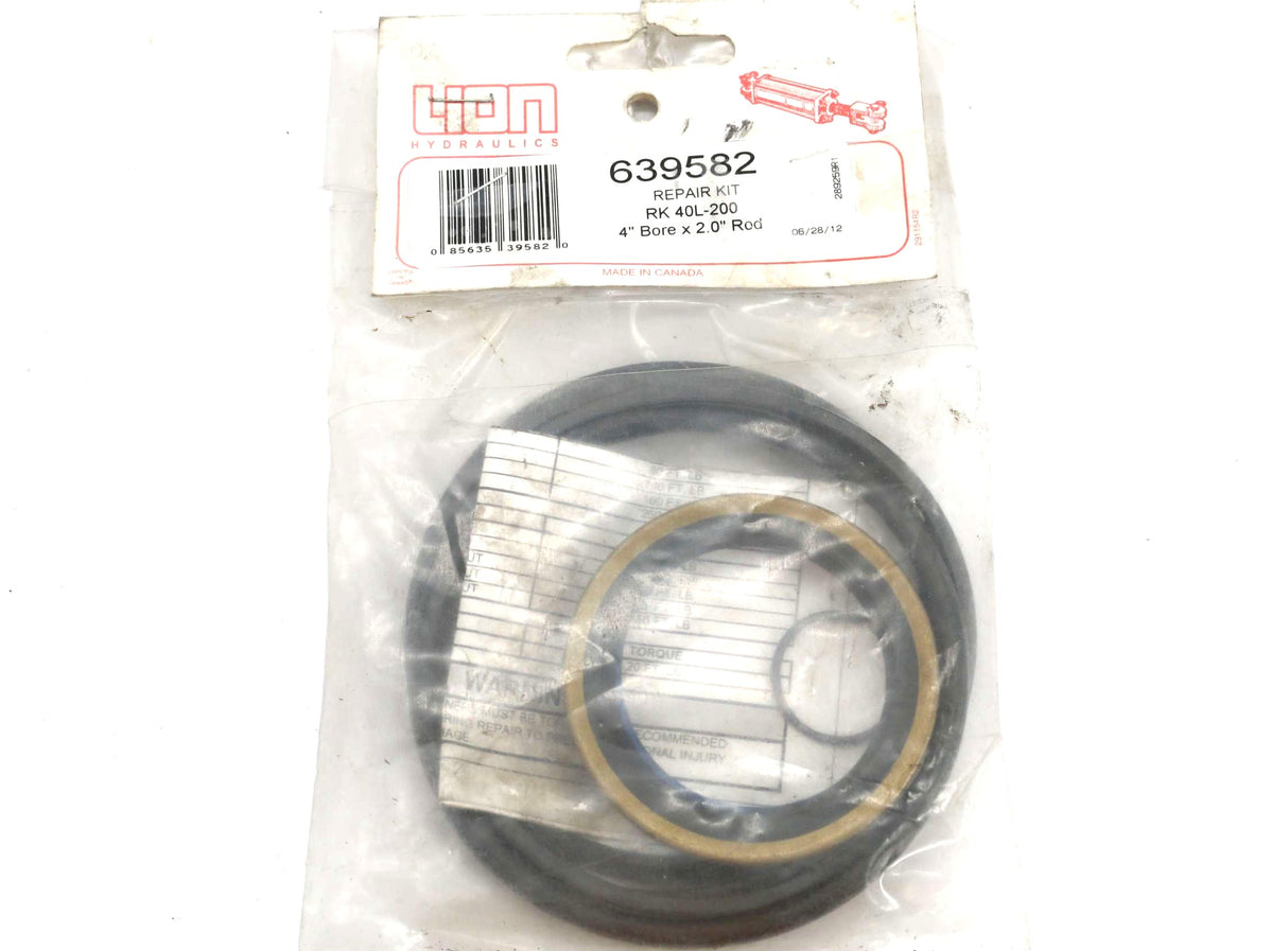 LION HYDRAULICS (MONARCH INDUSTRIES) - 639582 - 4'' BORE X 2.0'' ROD