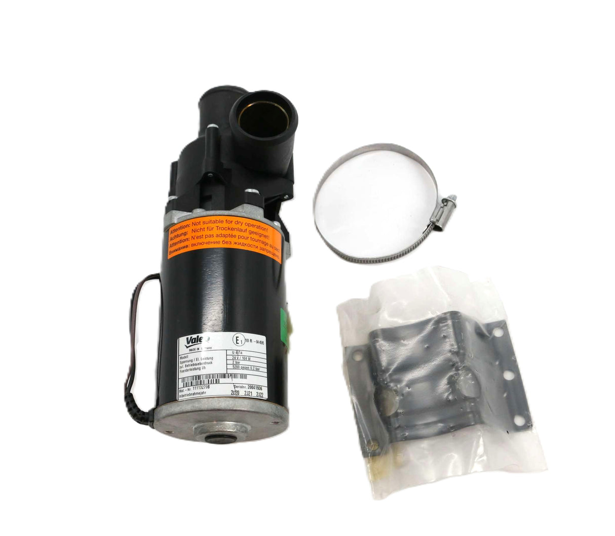 WEBASTO - 5011916A - PUMP 24V U4814 W/ BRK & CLAMP
