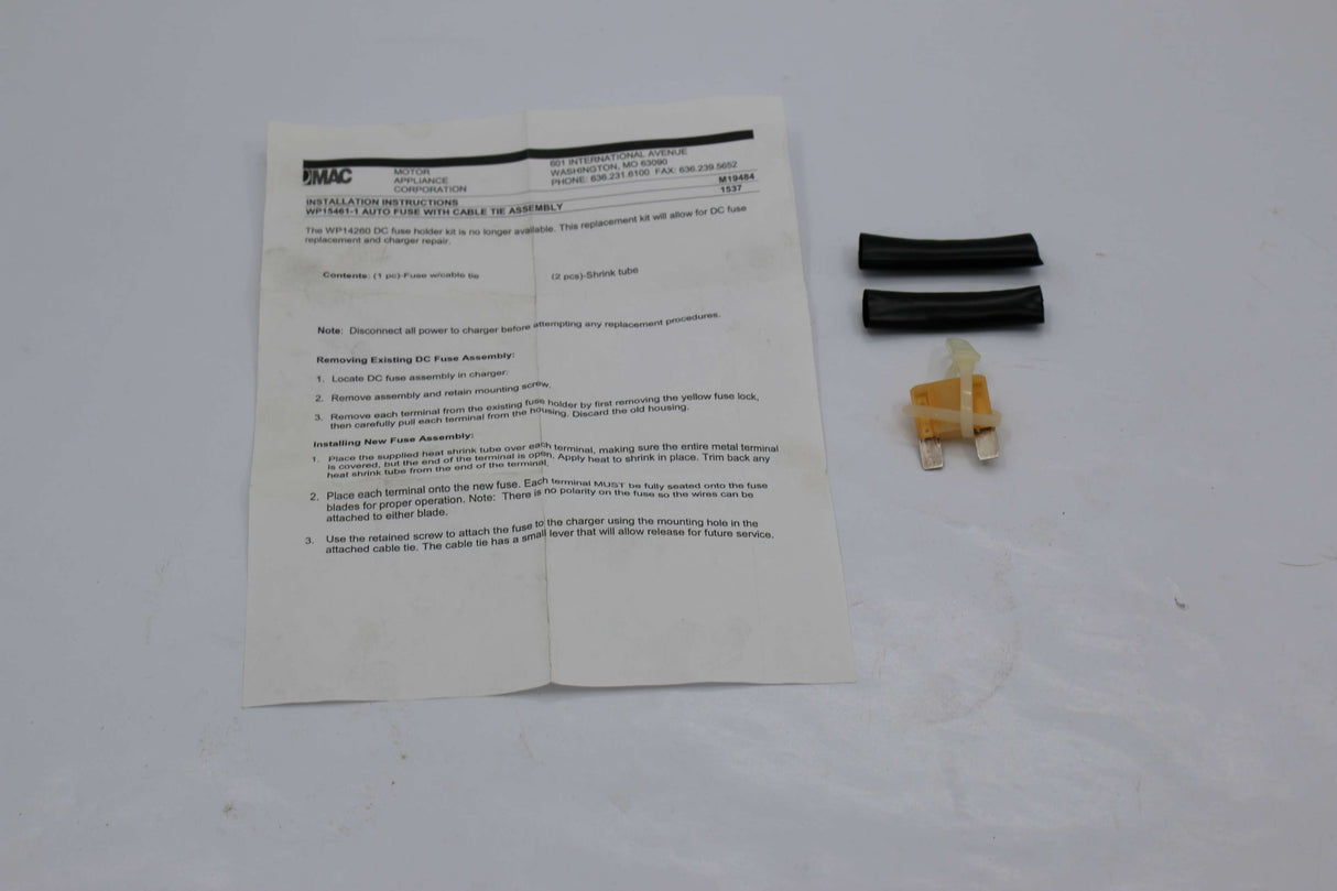 MOTOR APPLIANCE CORP (MAC) - WP15461-1 - FUSE HOLDER KIT