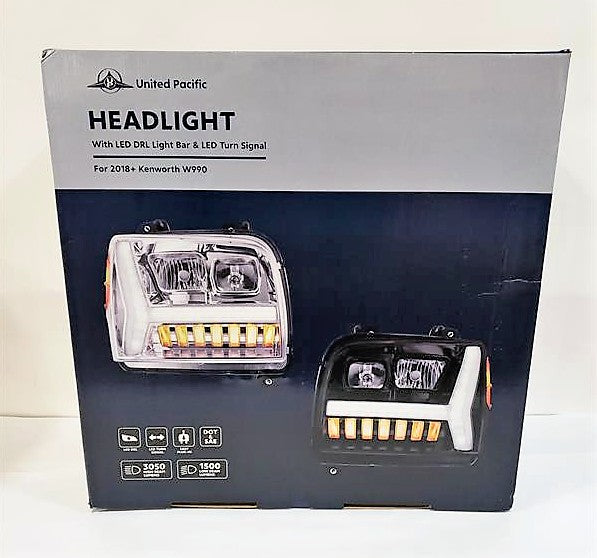 UNITED PACIFIC - 35132 - BLACKOUT HEADLIGHT DRIVERS SIDE