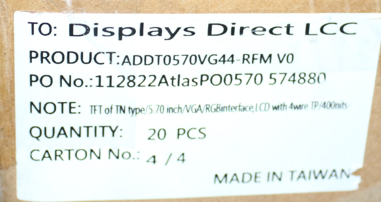 ATLAS COPCO - 4107657395 - LCD 5.7 TOUCH DISPLAY