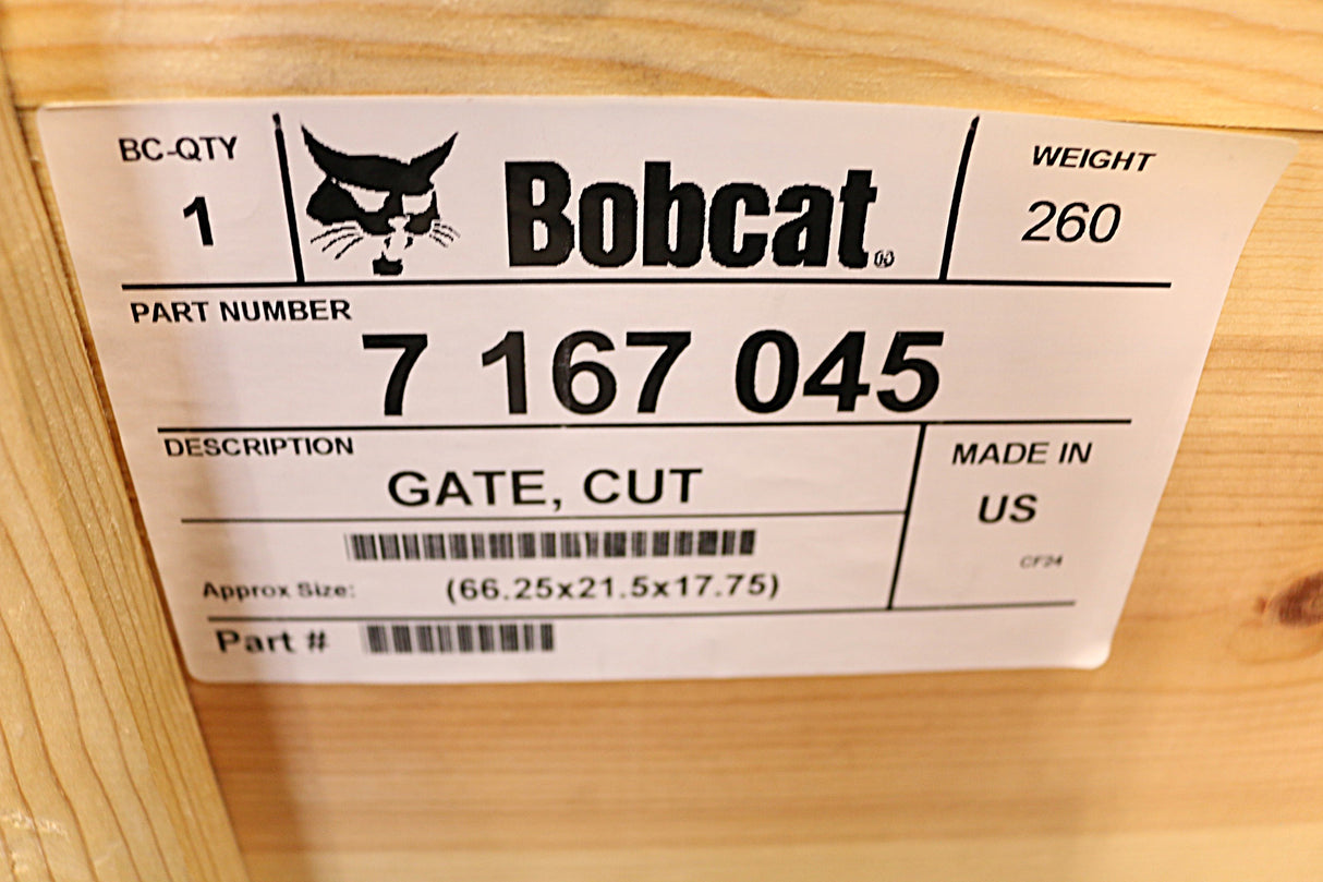 BOBCAT - 7167045 - GATE - CUTTER FORESTRY