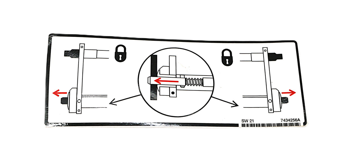 BOBCAT - 7434256 - DECAL OPERATION
