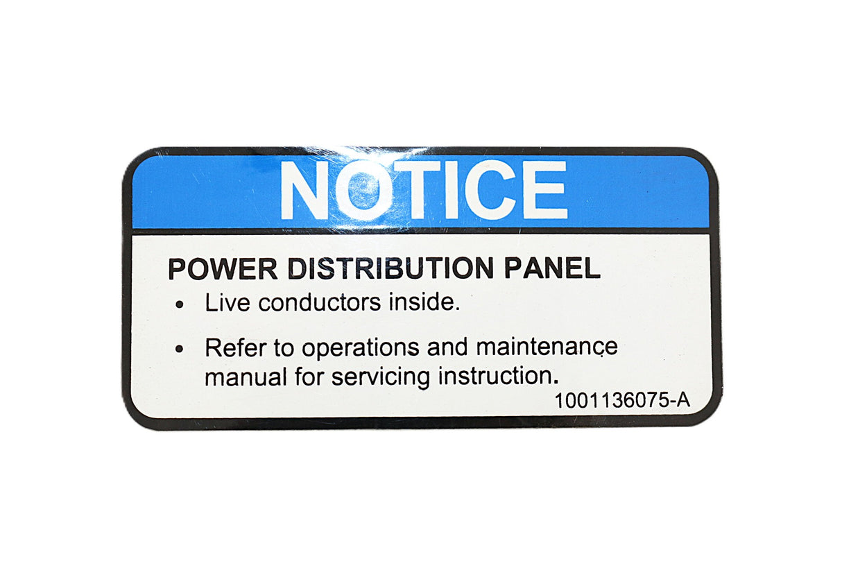 JLG - 1001136075 - DECAL - HAZARDOUS VOLTAGE INSIDE