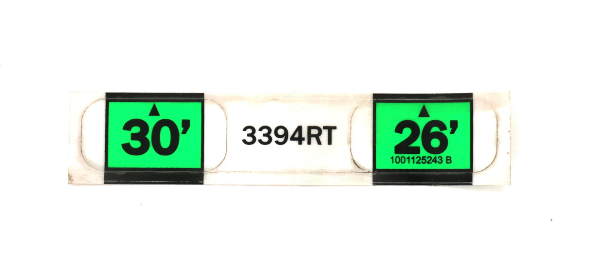JLG - 1001125243 - DECAL - 3394RT CALIBRATION