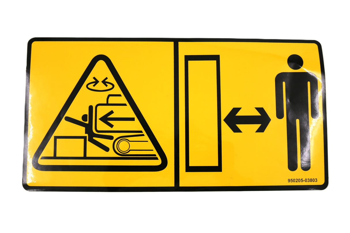 DOOSAN - 950205-03803 - DECAL - STAY AWAY