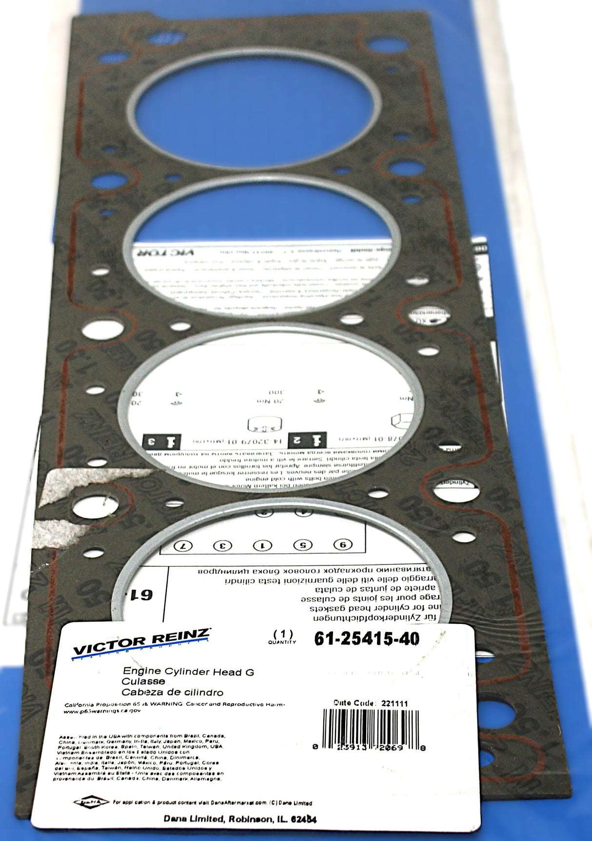 VICTOR REINZ - 61-25415-40 - ENGINE HEAD GASKET
