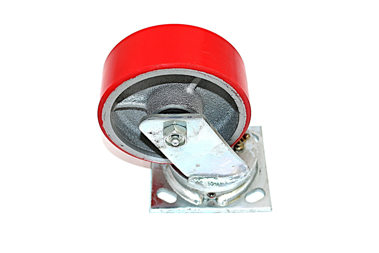 SCHWARZE - 68060 - CASTER - SWIVEL - 8IN - STL - RED