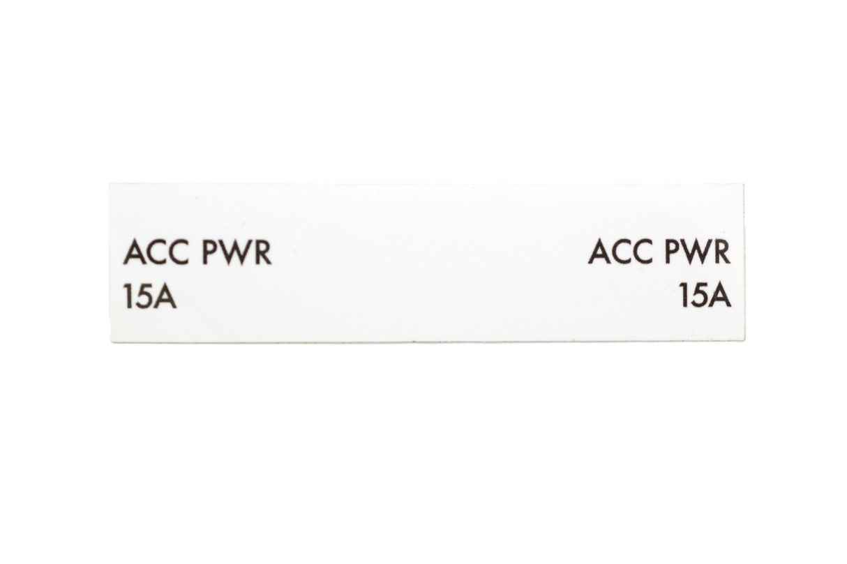 SCHWARZE - 69914 - DECAL - ACC PWR 15A