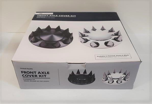 UNITED PACIFIC - 10252 - FRONT AXLE COVER KIT CHROME DOME