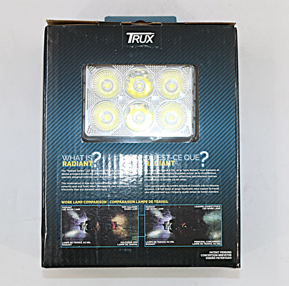 TRUX - TLED-U116 - DBL FACE RADIANT LED WORK LAMP – SPOT & FLOOD COMB