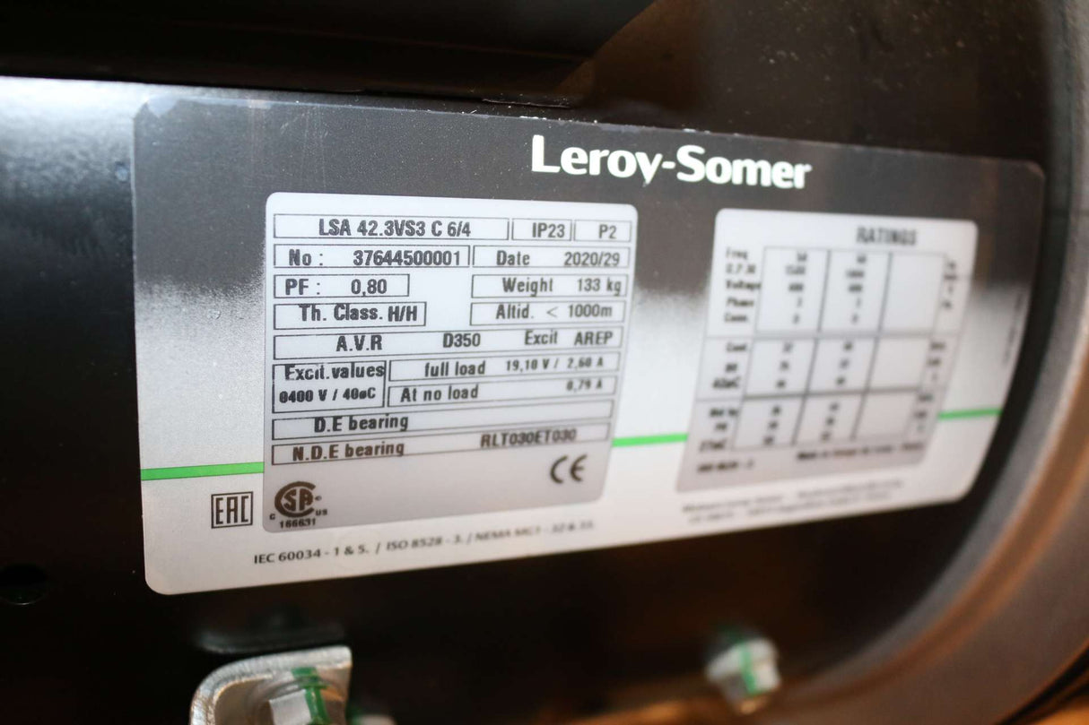 ATLAS COPCO - 1636026305 - ALTERNATOR LSA42.3VS3