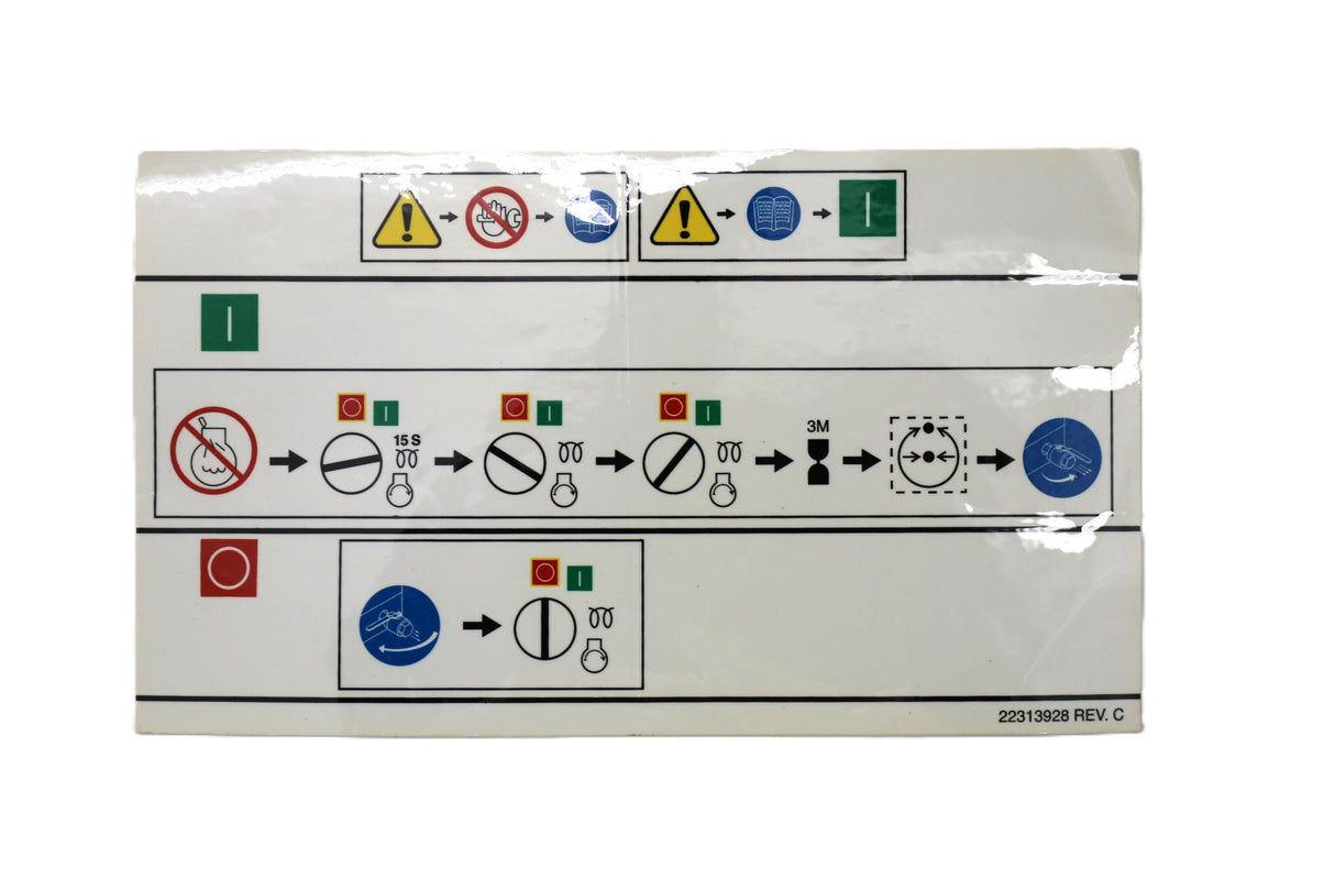 BOBCAT PORTABLE POWER - 22313928 - DECAL - 110A-135A OP INST
