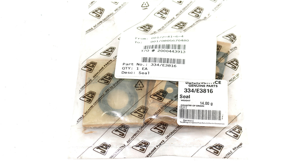 JCB - 334/E3816 - SEAL