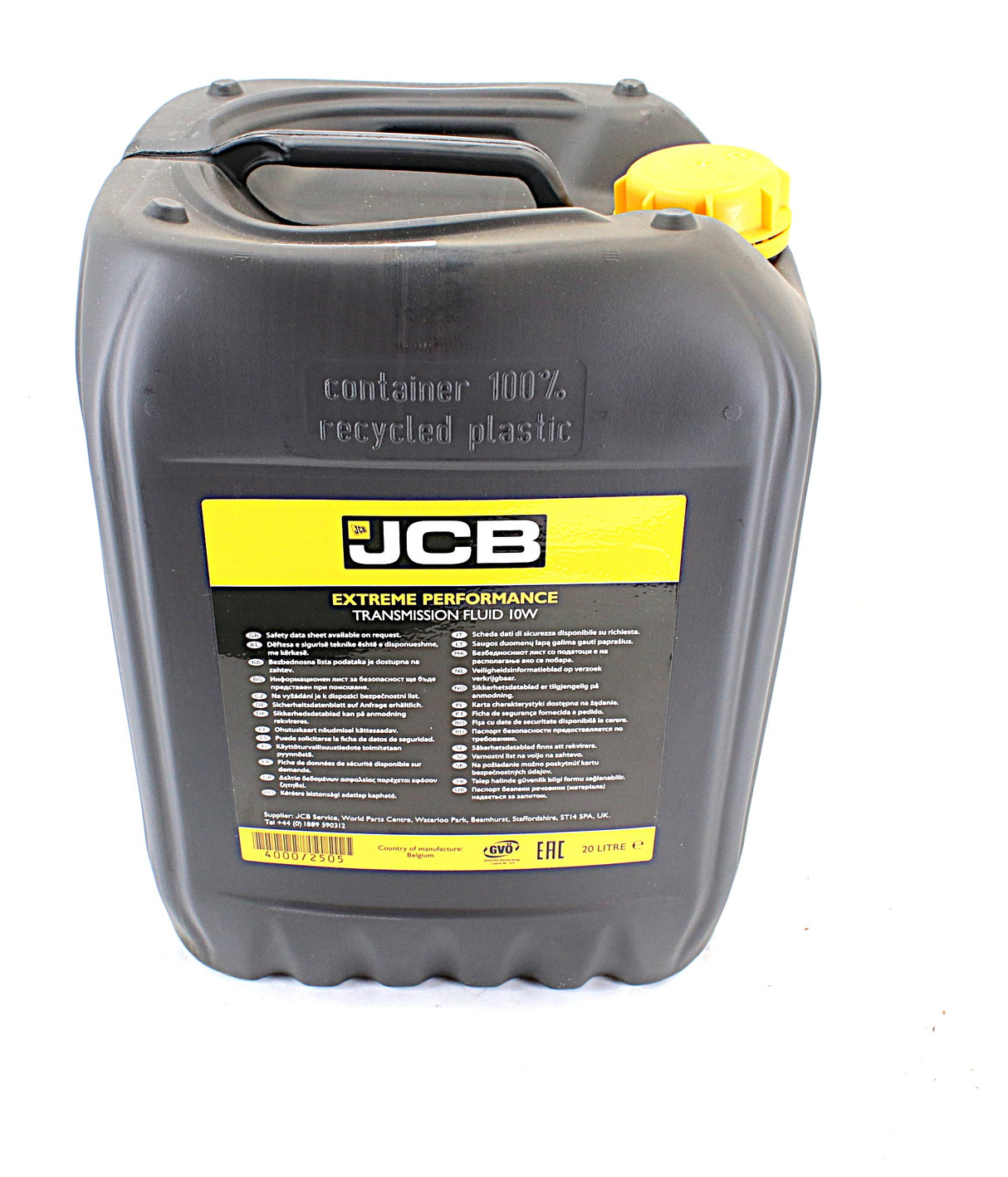 JCB - 4000|2505 - JCB EP TRANS FLUID 10W 20L