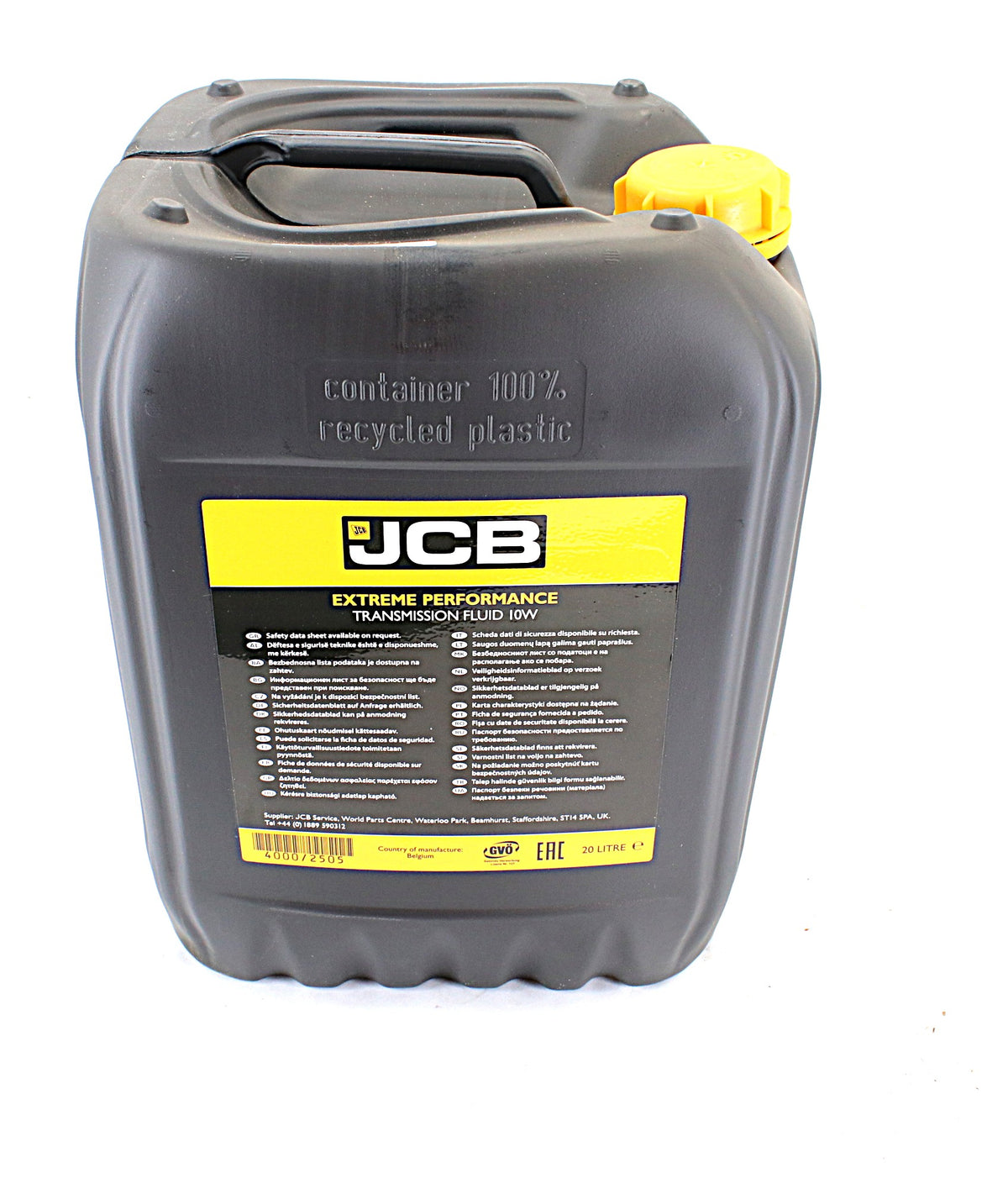 JCB - 4000|2505 - JCB EP TRANS FLUID 10W 20L