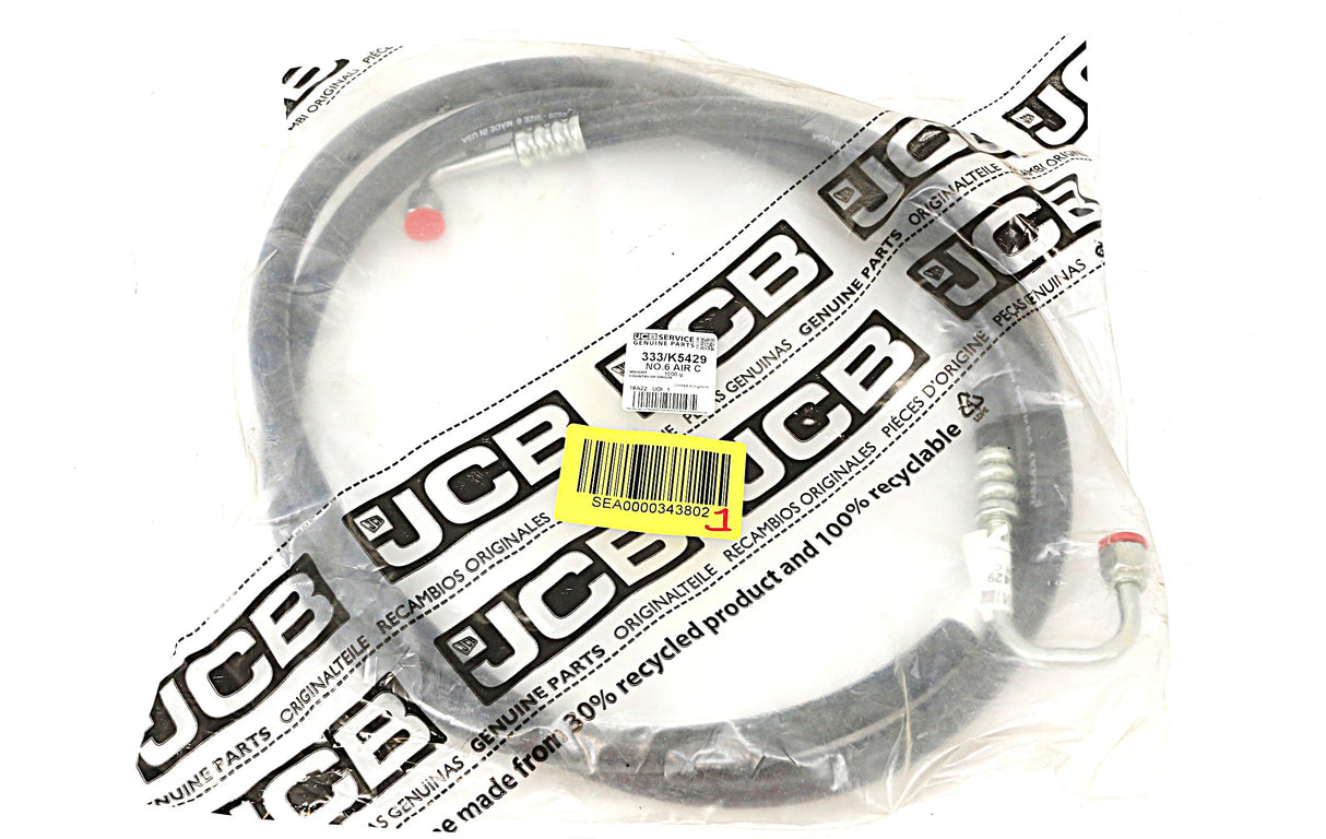 JCB - 333/K5429 - NO.6 AIR CON HOSE 2750 LG