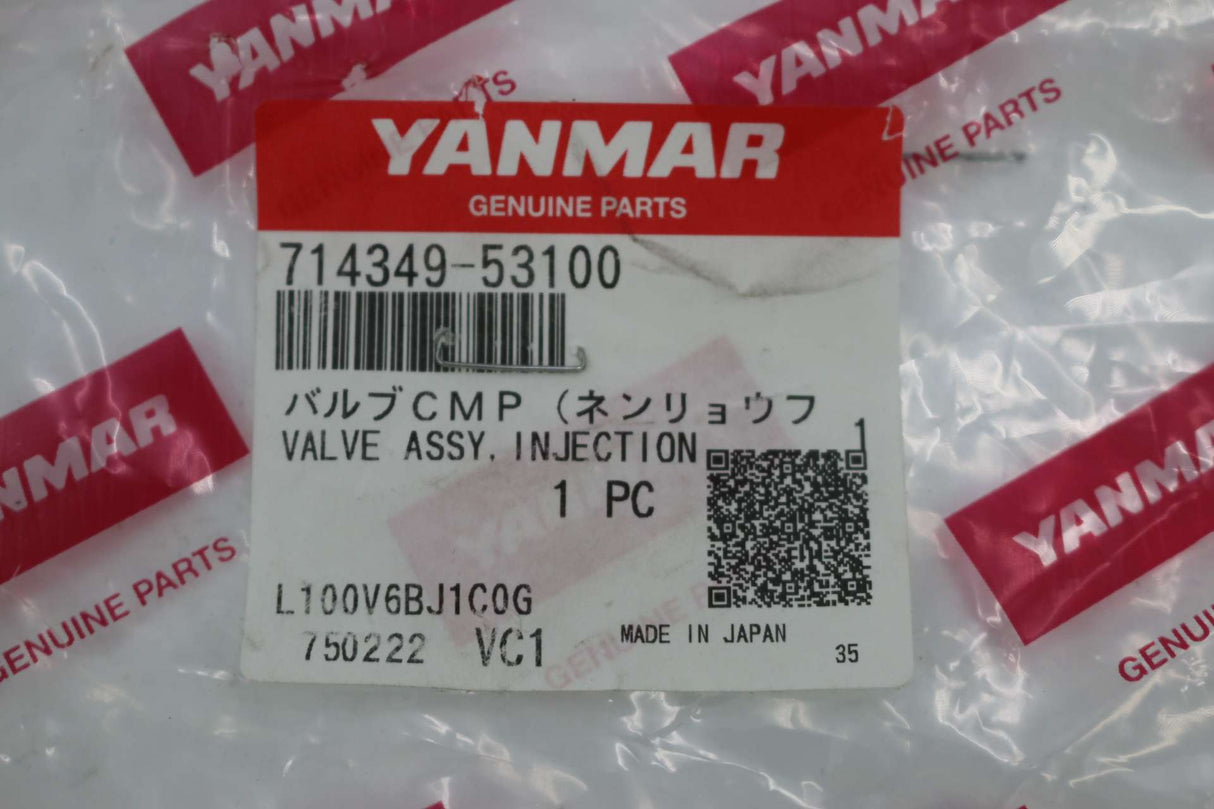 YANMAR - 714349-53100 - INJECTOR