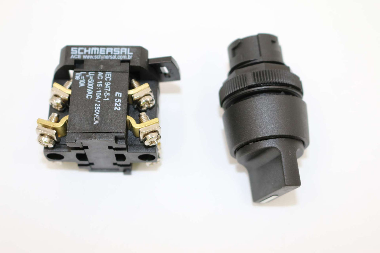 SCHMERSAL - AP2 90/01+E522 - BUTTON 2-POSITION AND CONTACT