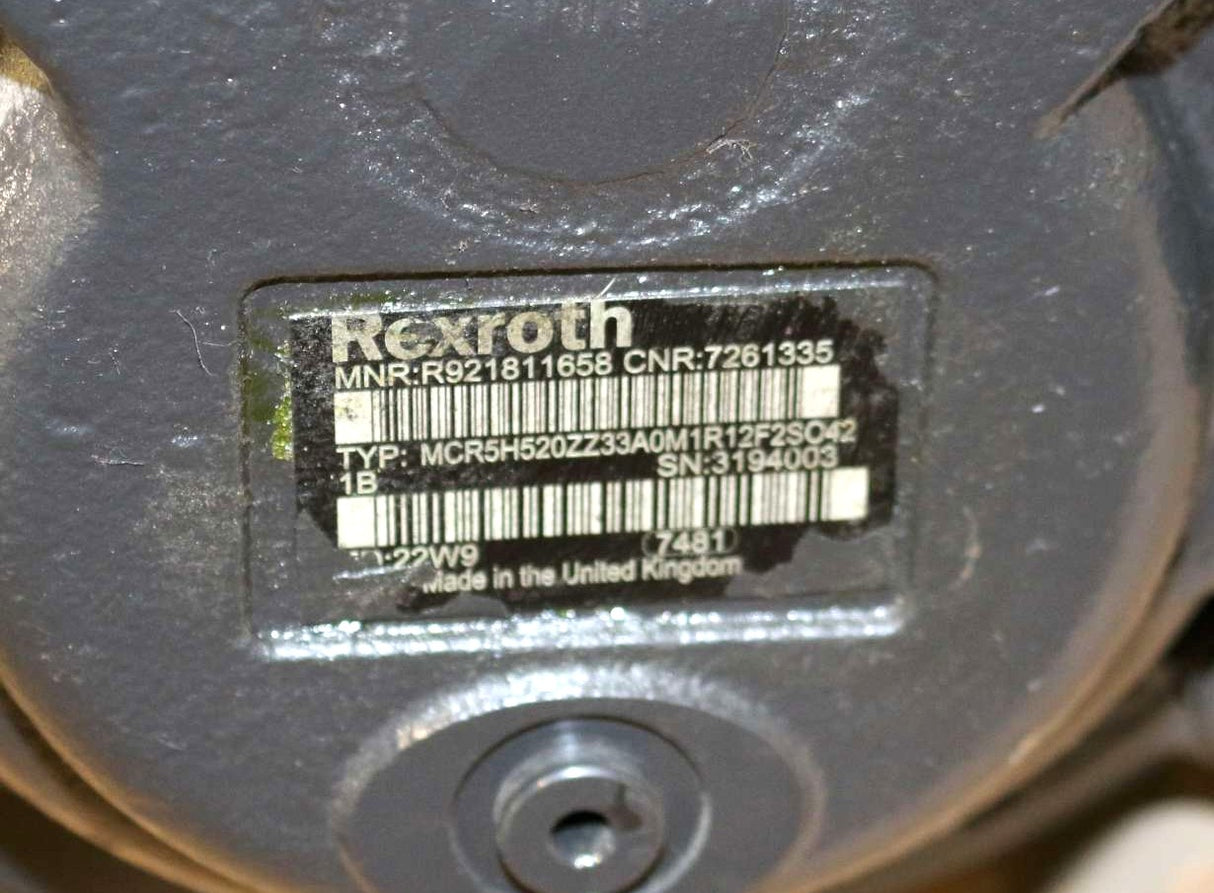 REXROTH - MCR5H520ZZ33A0M1R12F2SO421B - MOTOR CARRIER ASSY