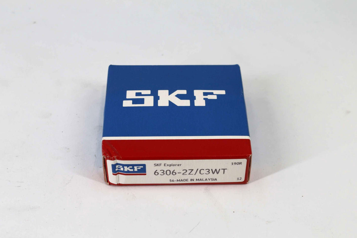 SKF - 6306-2Z/C3WT - BALL BEARING 1.1811in ID 2.8346in OD