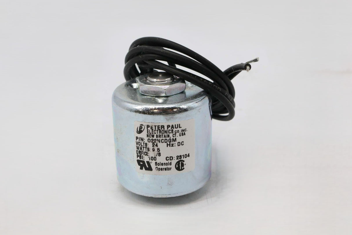 PETER PAUL ELECTRONICS - O22NCDGM - SOLENOID OPERATOR 24V 9.5W 100psi