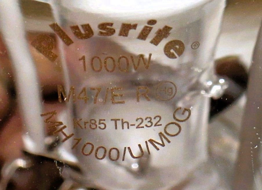 PLUSRITE - MH1000|U|MOG - METAL HALIDE LAMP 1000W