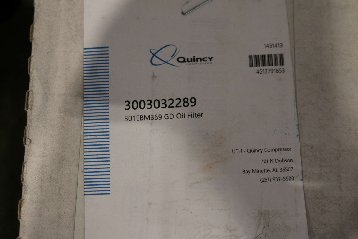 EDMAC - 3003032289 - OIL FILTER ASSEMBLY KIT