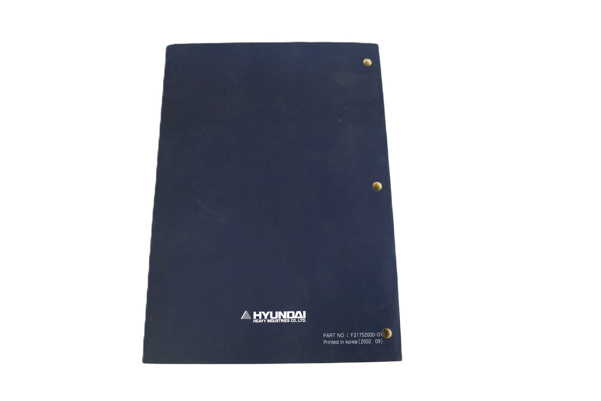 HYUNDAI - F21752000-01 - MANUAL-SERVICE