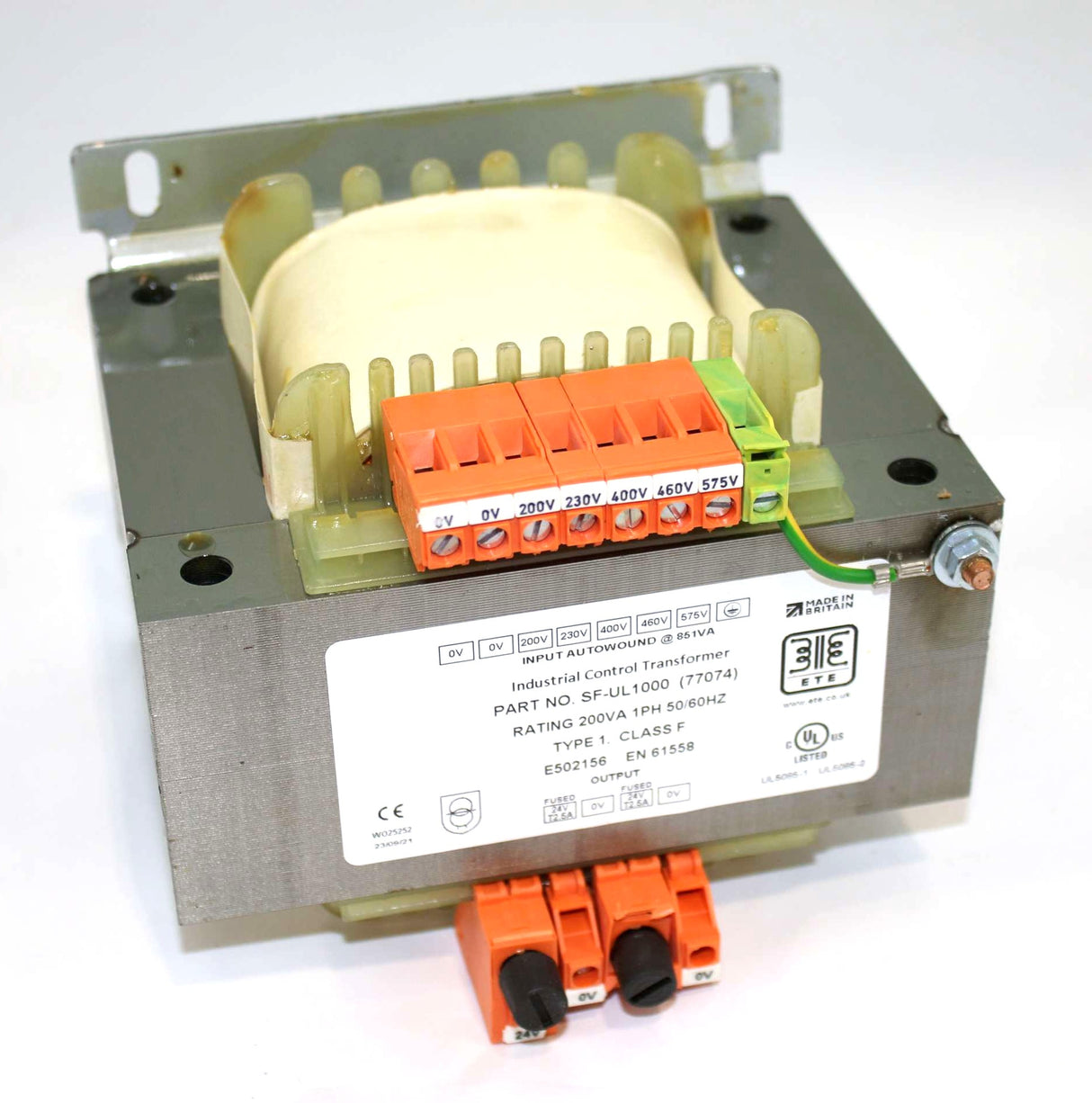 EDMAC - 3003685693 - TRANSFORMER - 200VA 1PH 50|60HZ