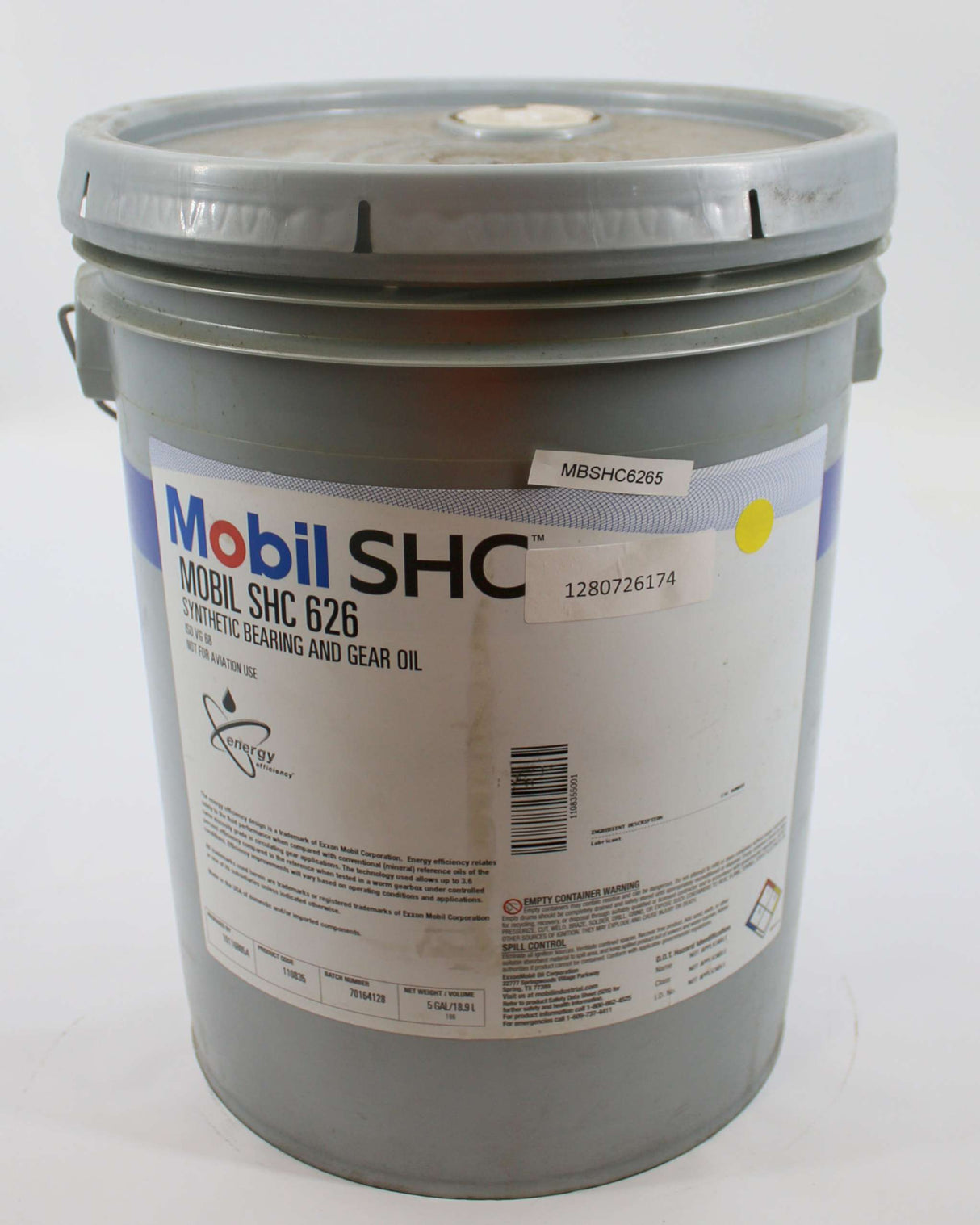 QUINCY COMPRESSOR - 1280726174 - MOBILE SHC 626 5 GAL PAIL