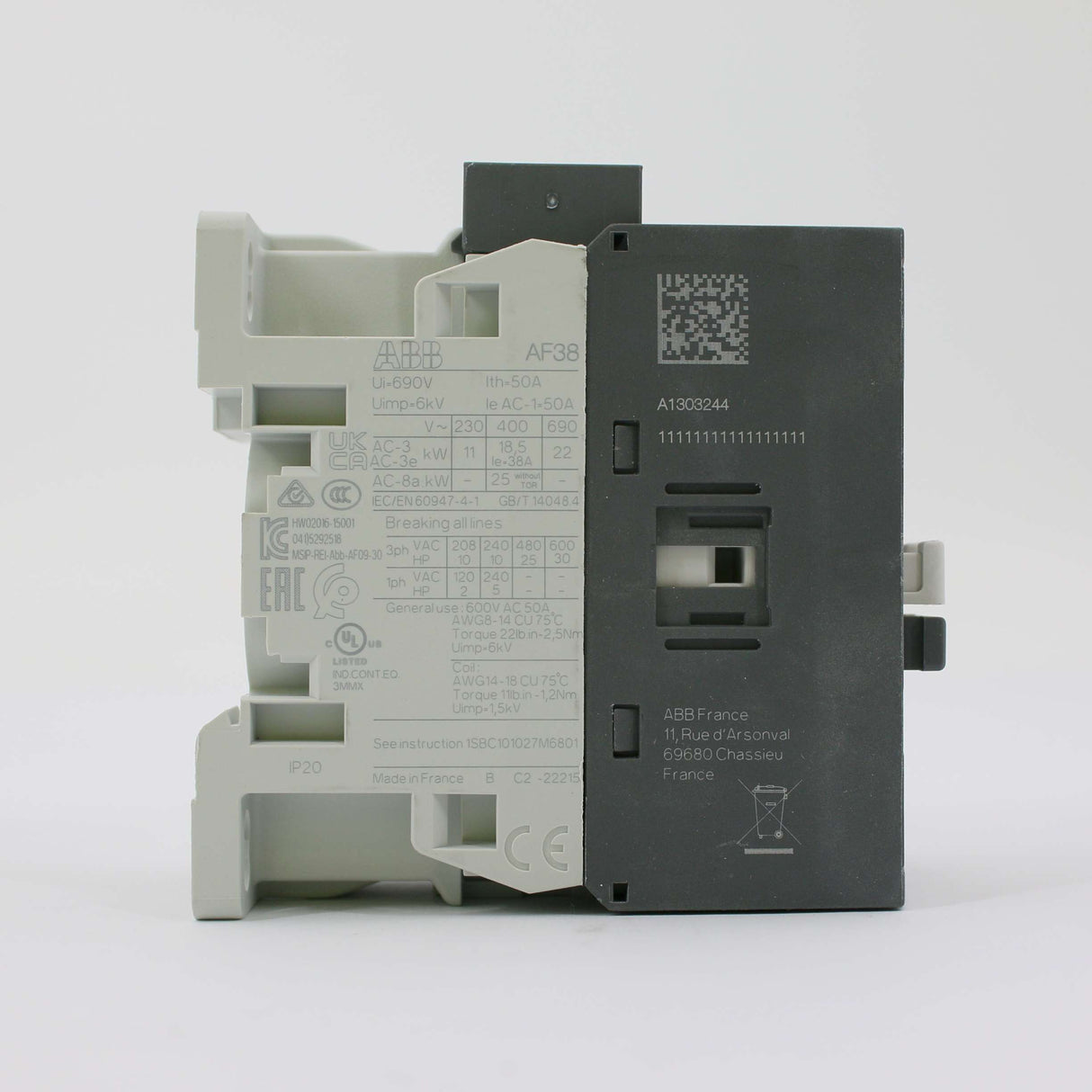 EDMAC - 3003812793 - CONTACTOR 60HZ 20-60VDC
