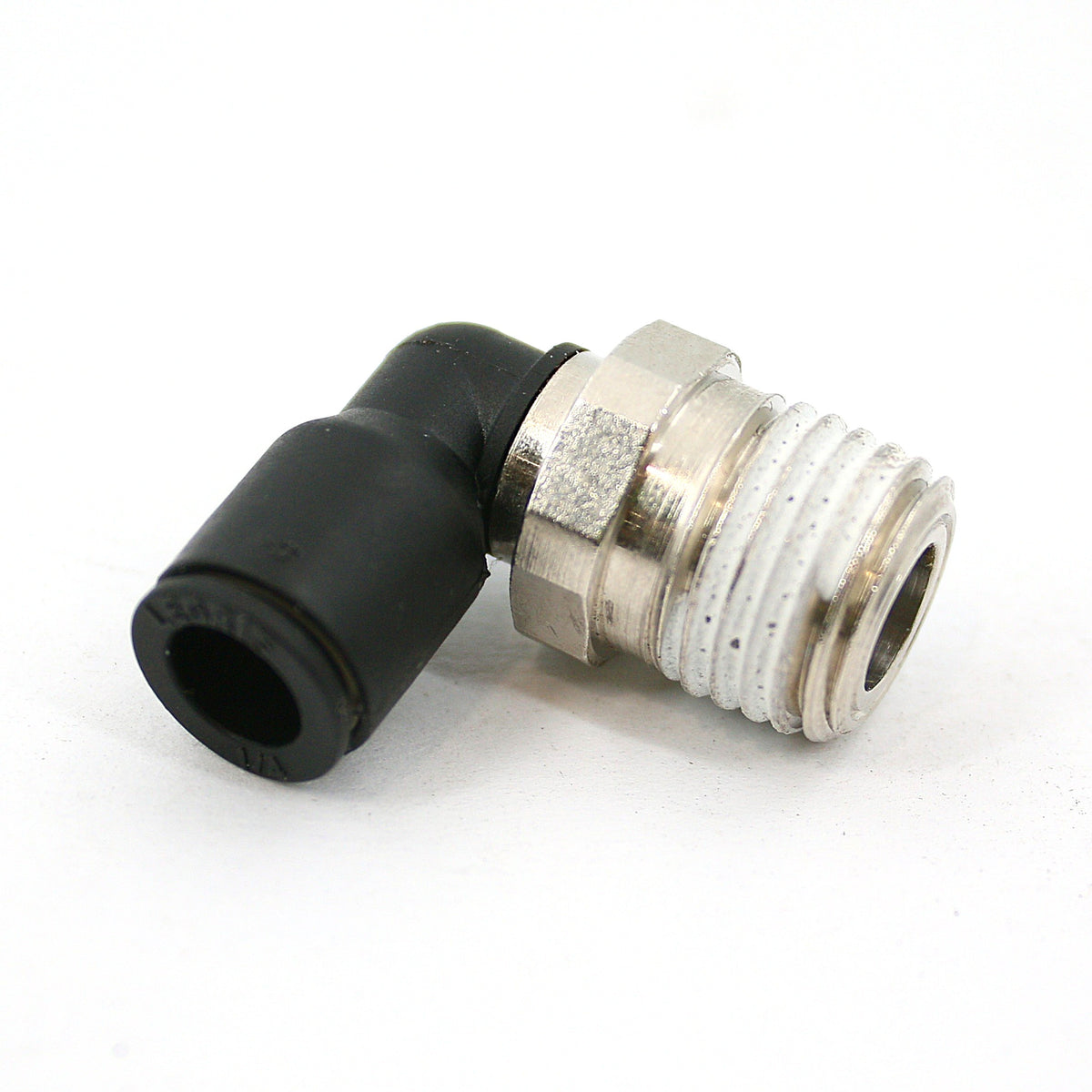 QUINCY COMPRESSOR - 1280700654 - ELBOW PUSH-TO-LOCK MALE SWIVEL - 1|4in X 1|4in