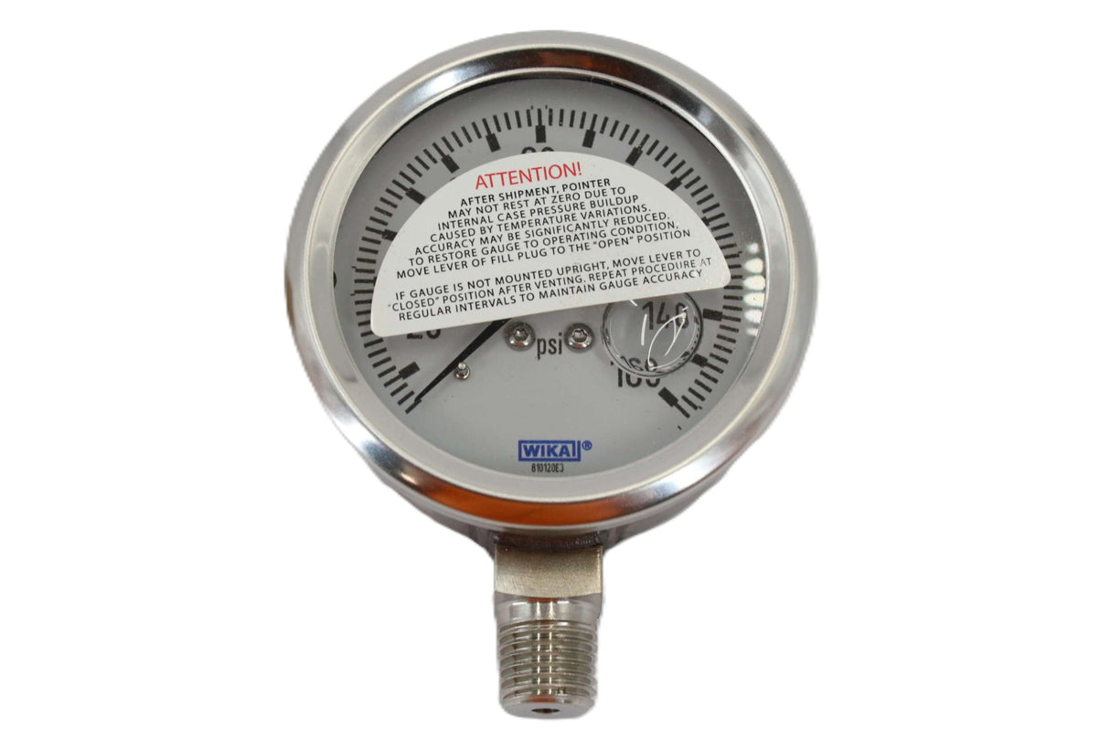 WIKA - 56454531 - GAUGE 160PSI GLYCERINE FILLED