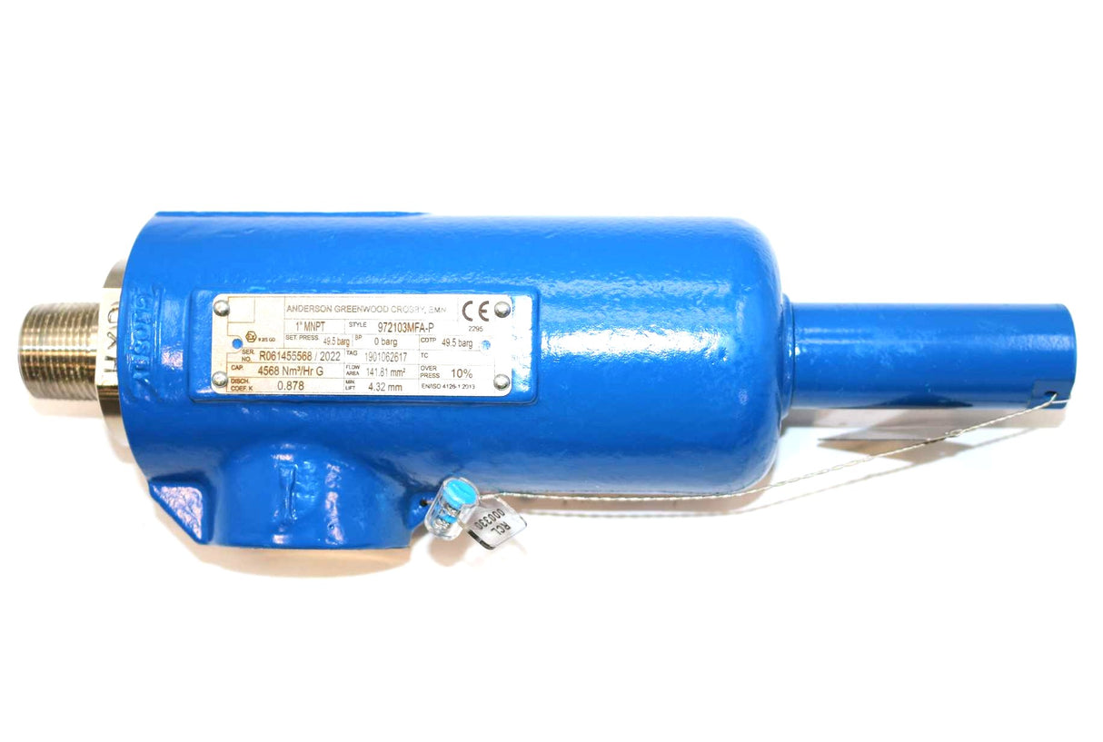 ANDERSON GREENWOOD (EMERSON) - 972103MFA-P - SAFETY VALVE HP TYPE CE&ASME