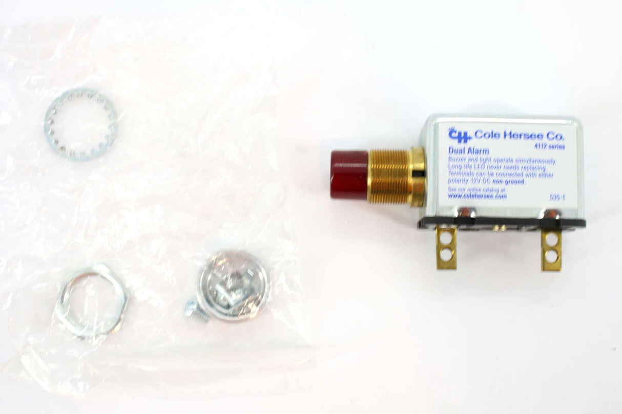COLE HERSEE - 4112-RCB - ALARM - DUAL FLASHING 12V