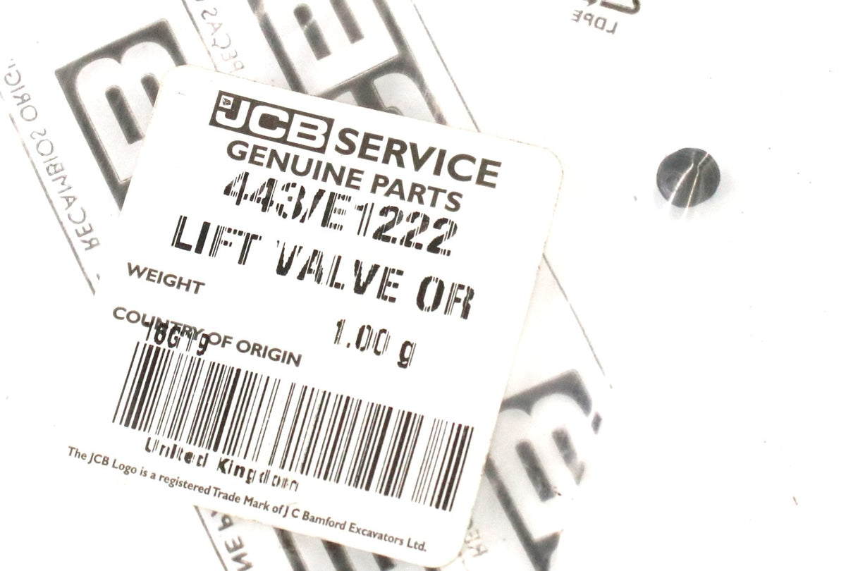 JCB - 443|E1222 - LIFT VALVE ORIFICE 1.8MM