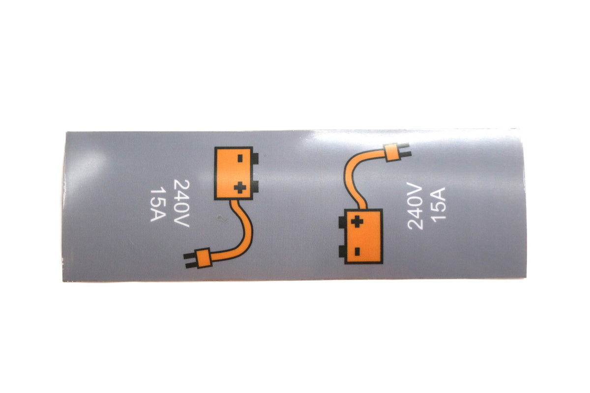 JLG - 1001238309 - DECAL - 240V CHARGER