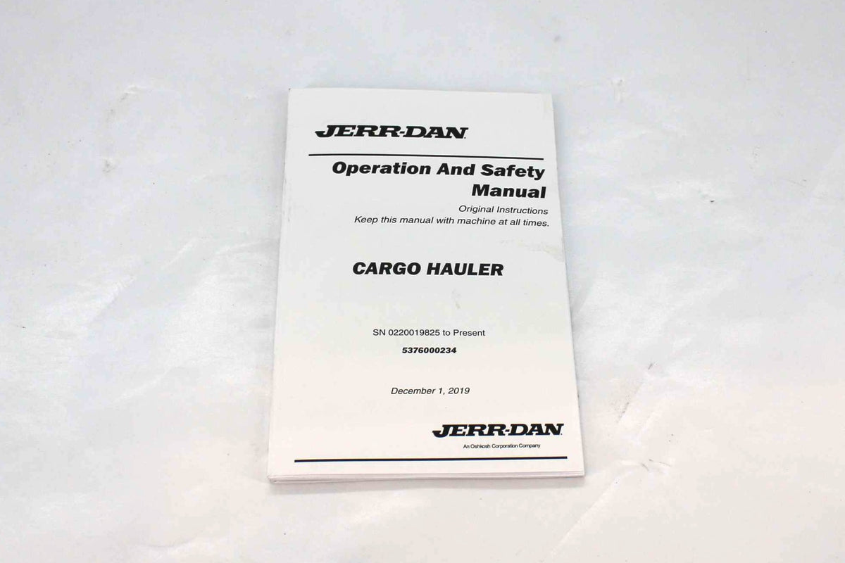 JERR-DAN - 5376000234 - MANUAL OPERATION CARGO HAULER