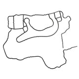 PAI INDUSTRIES ­-­ 431259 ­-­ MOLDED GASKET (2PCS) REPLACES NAVISTAR 1820416C3
