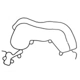 PAI INDUSTRIES ­-­ 431260 ­-­ MOLDED GASKET (2PCS) REPLACES NAVISTAR 1818717C4