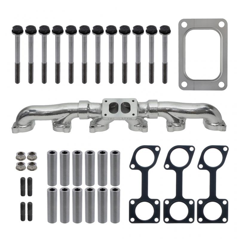 PAI INDUSTRIES ­-­ 681127HP ­-­ HI-PERFORMANCE EXHAUST MANIFOLD KIT 30° TURBO MOUNTING (THERMASHIELD COATING)