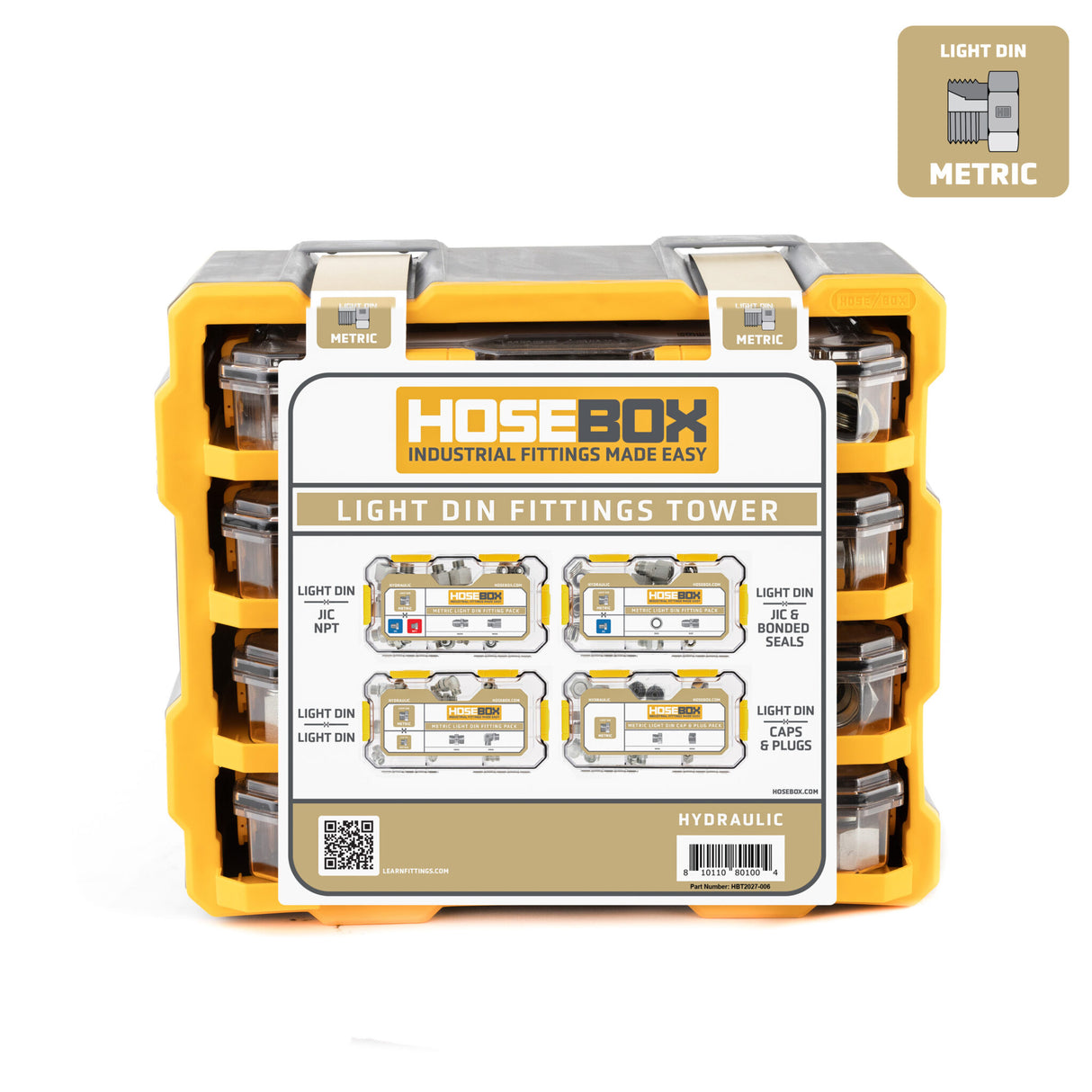 HOSEBOX ­-­ HBT2027-006 ­-­ LIGHT DIN Fittings Tower