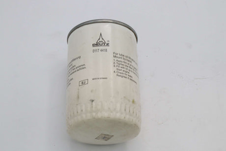 DEUTZ DIESEL ­-­ 0117-4418 ­-­ FULL-FLOW SPIN-ON FILTER  3 3/4 IN OD
