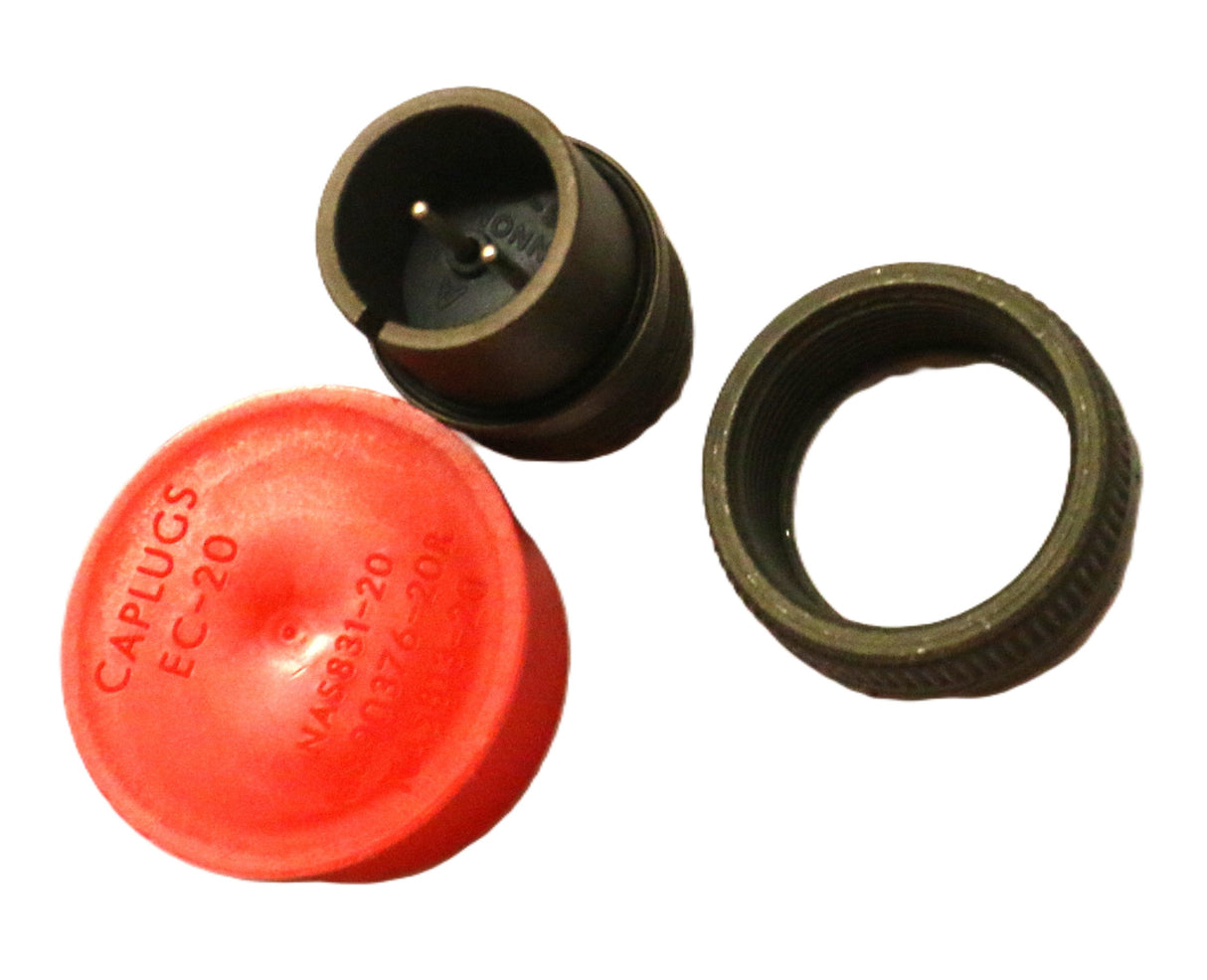 HIRSCHMANN ­-­ 031-300-100-531 ­-­ CANNON CONNECTOR  2PIN PLUG