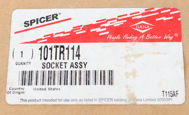 DANA SPICER ­-­ 101TR114 ­-­ SOCKET ASSY