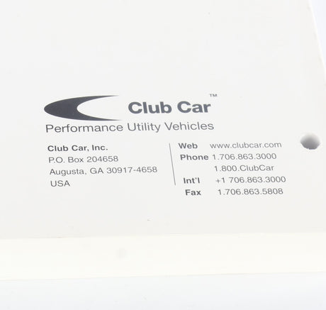 CLUB CAR ­-­ 102190011 ­-­ MAINTENANCE-SERVICE MANUAL FT01 PIONEER 900