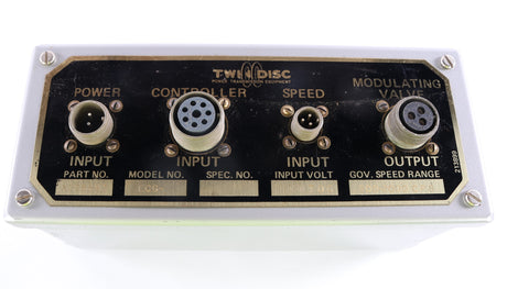 TEREX ­-­ 1054440 ­-­ MODEL ECG POWER UNIT GOV. SPEED RANGE 200-2000 CPS
