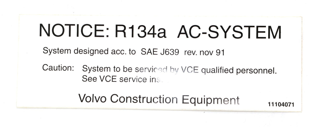 VOLVO ­-­ 11104071 ­-­ DECAL
